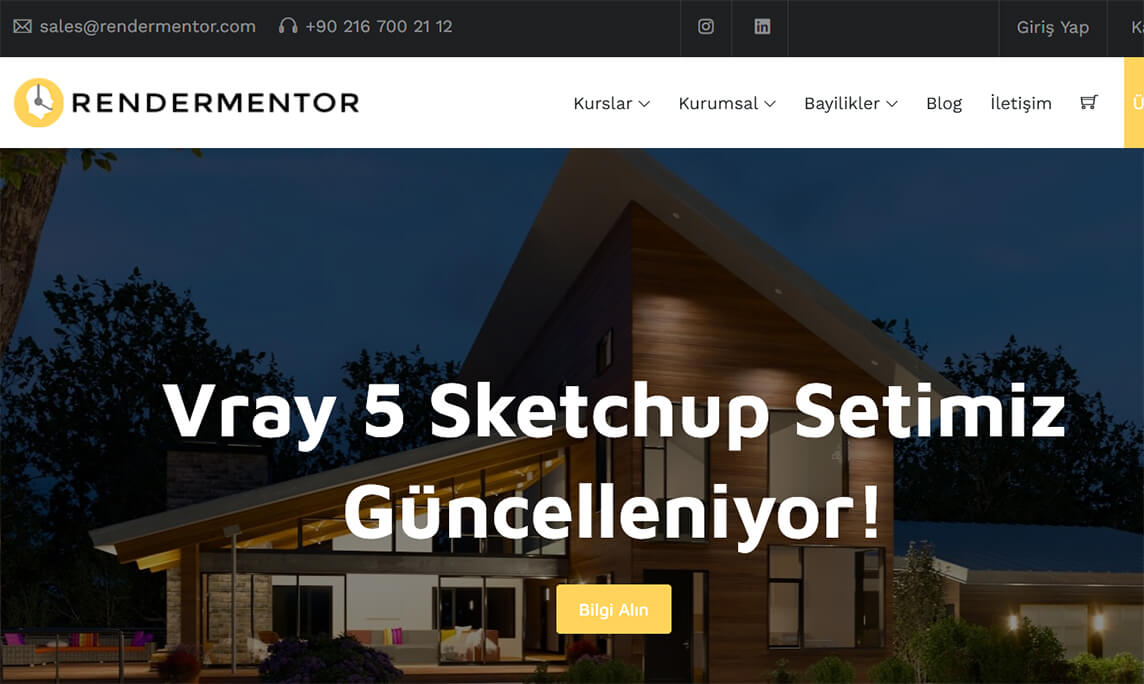 Sketchup Ve V-ray Profesyonel Eğitimleri - SistemMentor Blog